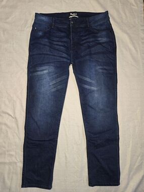 Bull-it Blue Dark Wash Denim Men's Slim Fit Motorcycle Riding Covec Protective